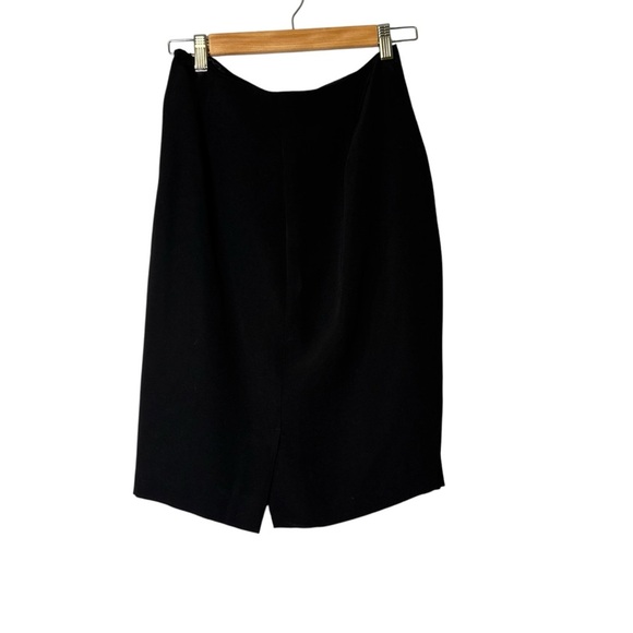 Black Label Ralph Lauren 100% Silk Office Skirt- Size 6 - Picture 8 of 10